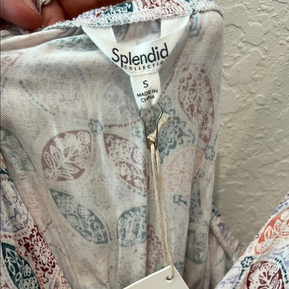 Splendid Gisella Printed Tie-Waist Maxi Dress - Picture 8 of 11